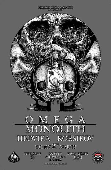 27.03.2015 – OMEGA MONOLITH / HEDVIKA / KORSIKOV