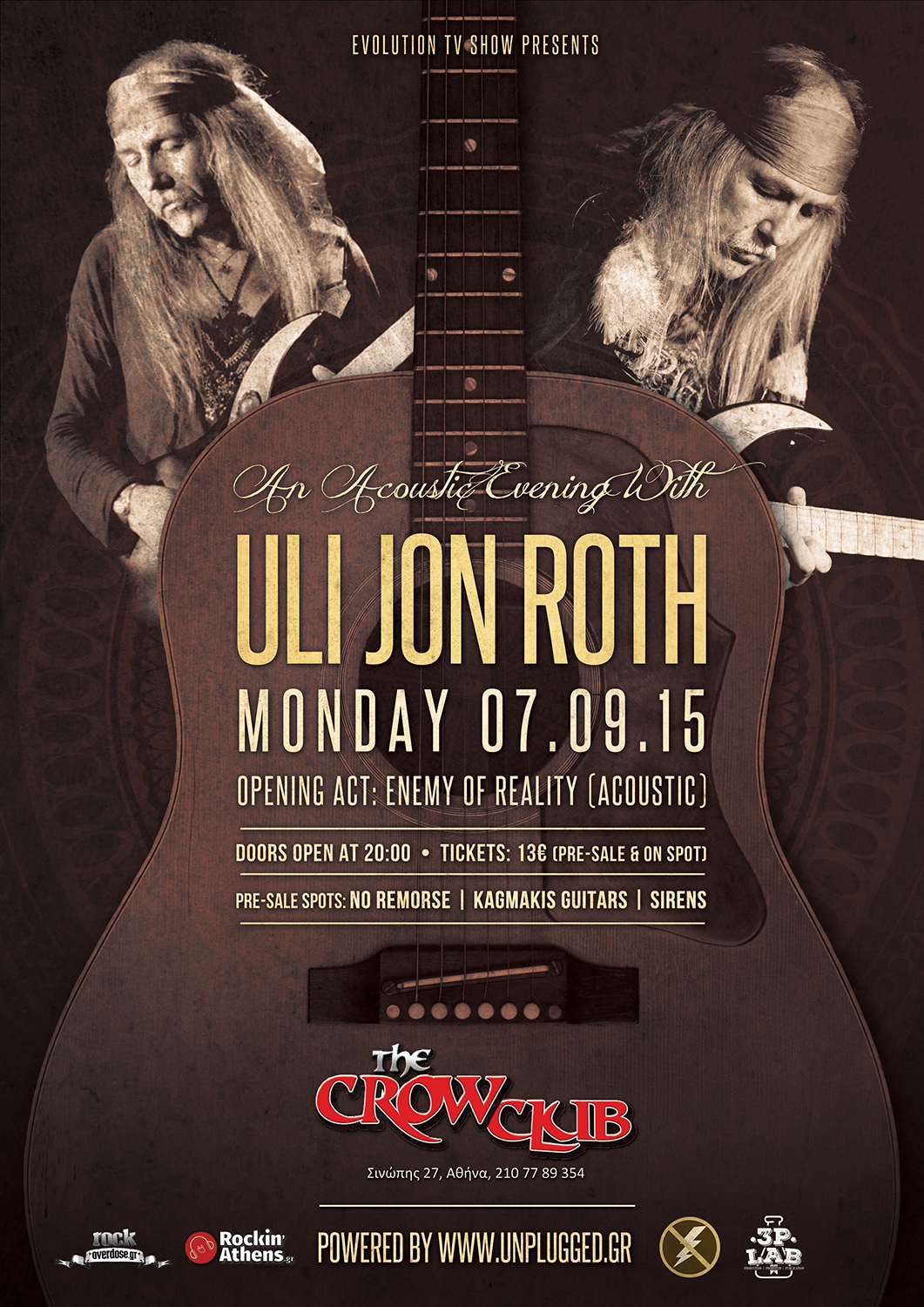 07.09.2015 – Uli Jon Roth (Opening act: Enemy of Reality)