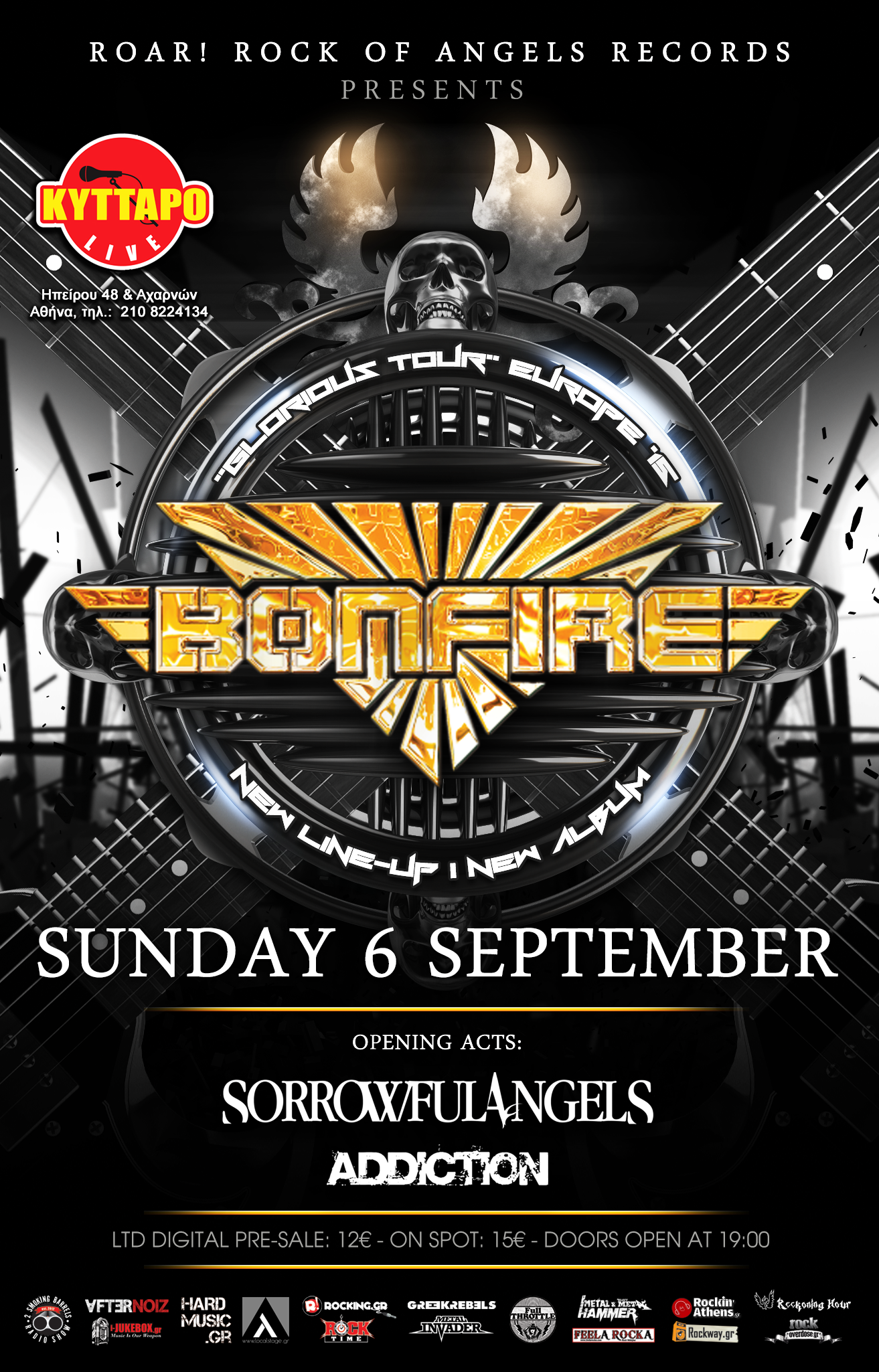 06.09.2015 – Bonfire / Opening acts: Sorrowful Angels & Addiction