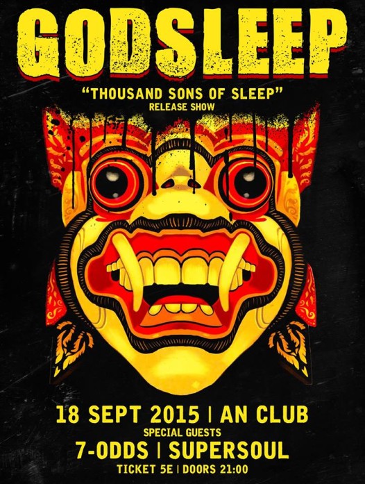 18.09.2015 – Godsleep debut album “Thousand Sons Of Sleep” Release Show
