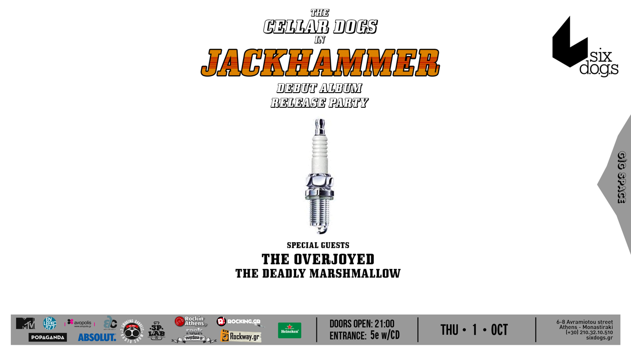 01.10.2015 – Cellar Dogs (“Jackhammer” Release Party)