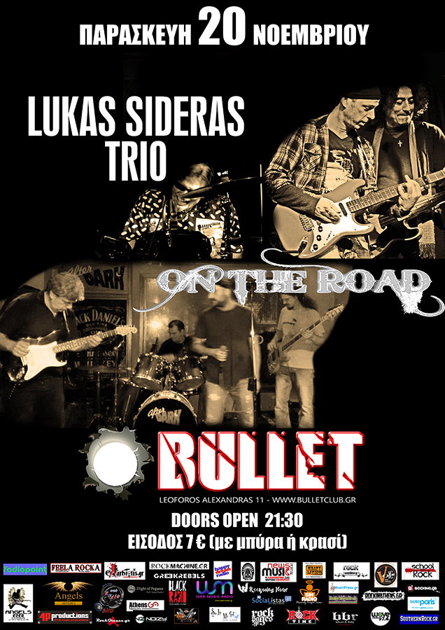 20.11.2015 – Lukas Sideras Trio / On The Road