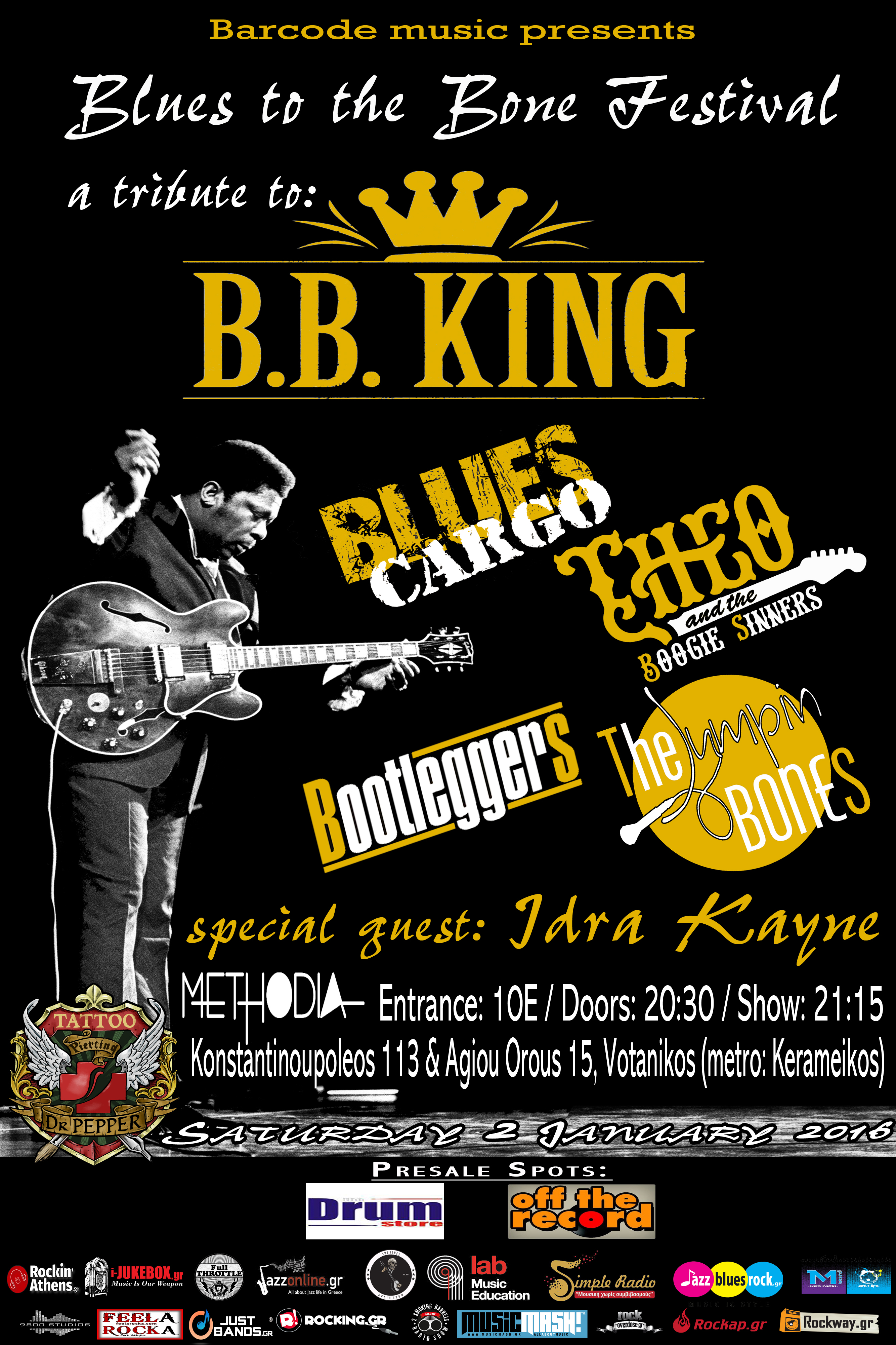 02.01.2016 – Blues to the Bone Festival / a Tribute to B.B. King