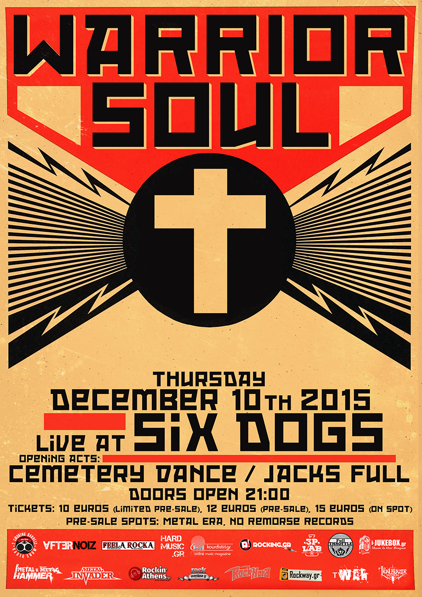 10.12.2015 – Warrior Soul / Opening acts: Cemetery Dance, Jacks Full