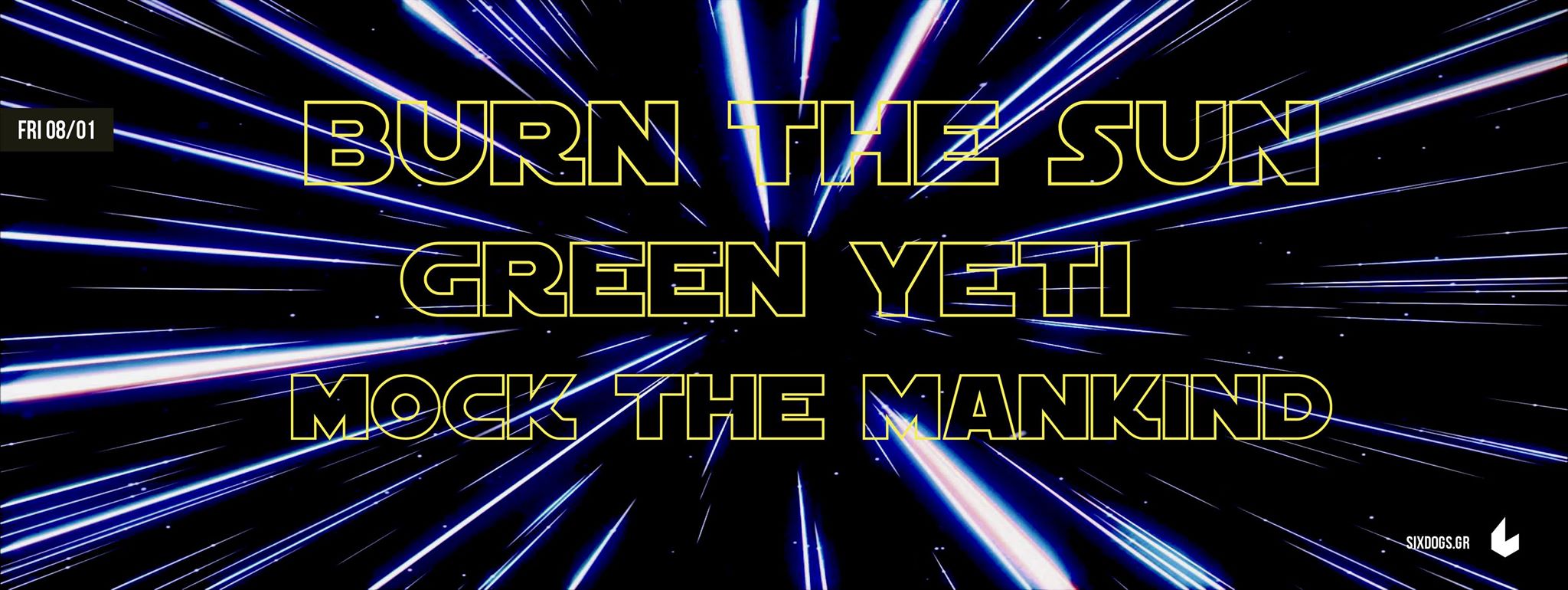 08.01.2016 – Burn the Sun Live / Green Yeti / Mock the Mankind