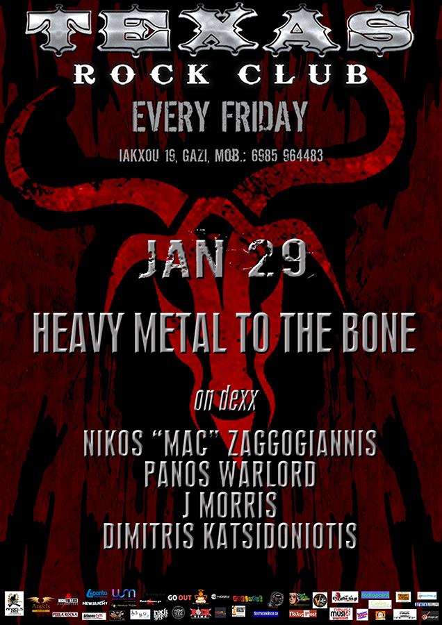 29.01.2016 – Heavy Metal To The Bone