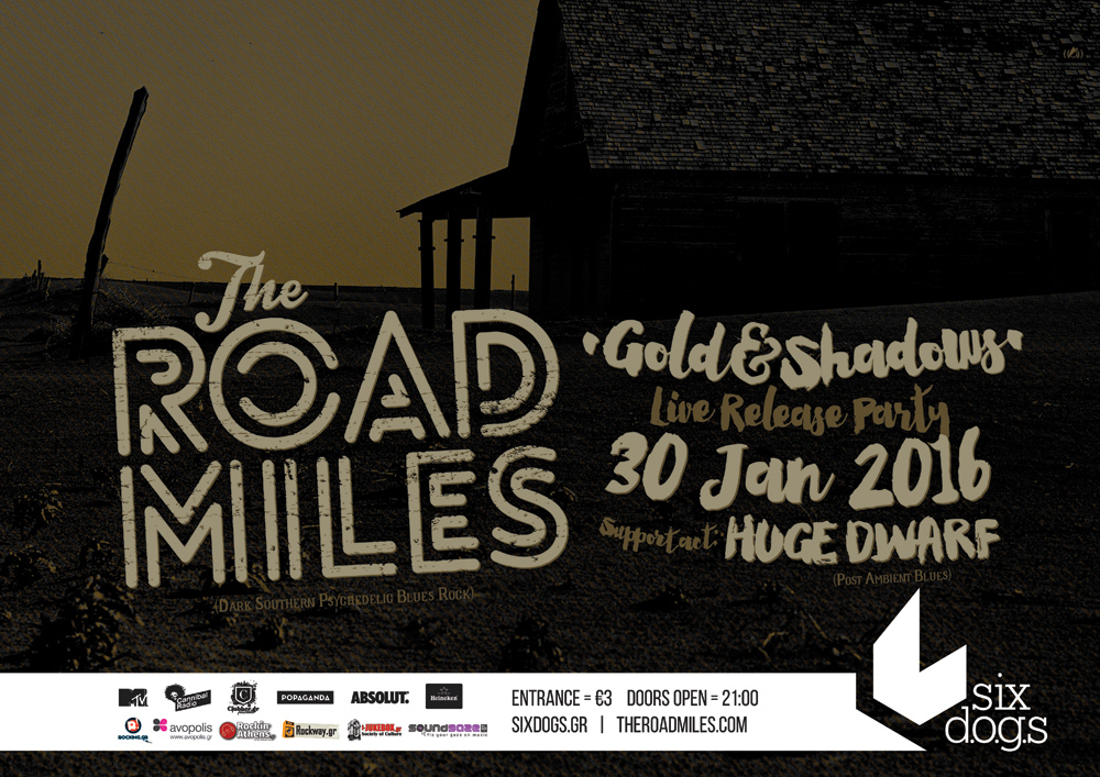30.01.2016 – The Road Miles “Gold and Shadows” live παρουσίαση δίσκου