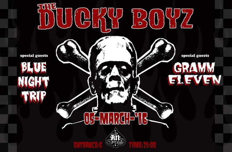 05.03.2016 – The Ducky Boyz / Special Guests: Blue Night Trip / Gramm Eleven