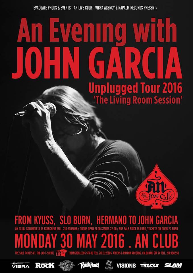 30.05.2016 – John Garcia (Unplugged)