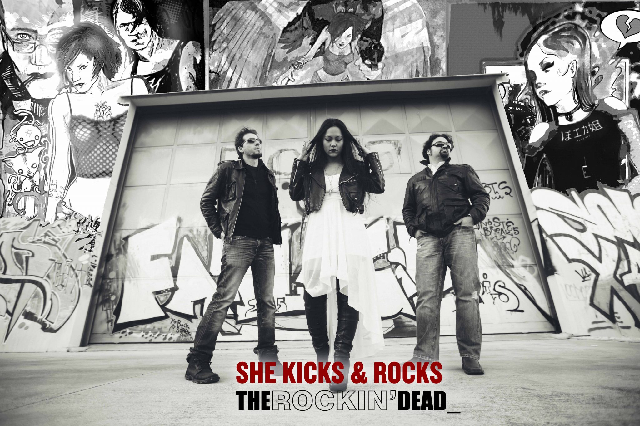 The Rockin’ Dead – Lyric Video “She Kicks & Rocks”