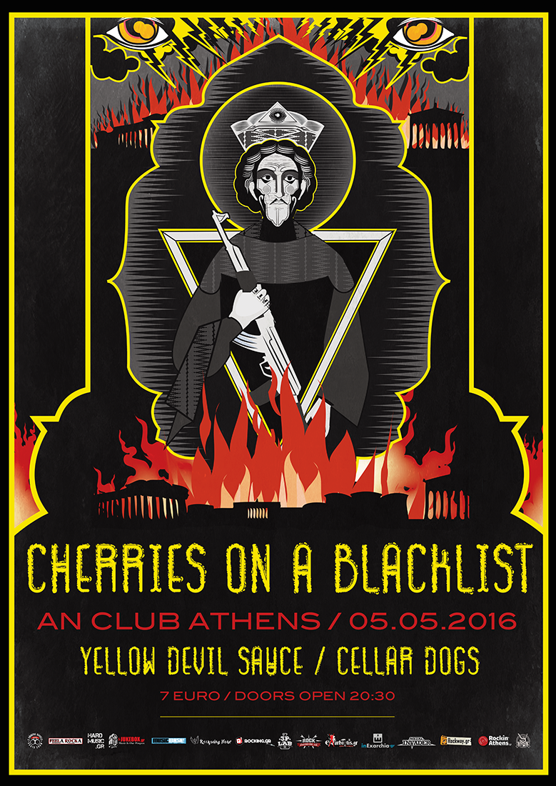 05.05.2016 – Cherries on a Blacklist / Special Guests: Yellow Devil Sauce / Cellar Dogs