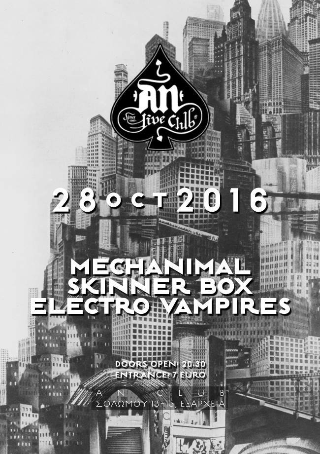 28.10.2016 – Mechanimal / Skinner Box / Electro Vampires