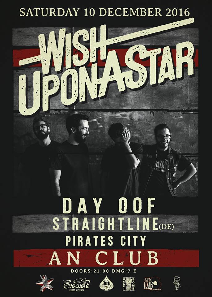 10.12.2016 – Wish Upon A Star / Day Oof / Straightline / Pirates City