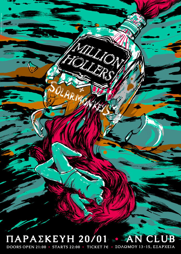 20.01.2017 – Million Hollers / Special Guests: Solarmonkeys