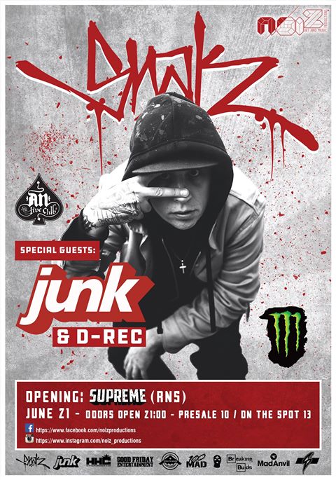 21.06.2017 – Snak the Ripper live feat Junk & D-Rec