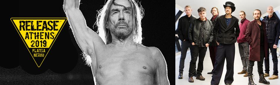 Release Athens 2019 / Iggy Pop and James and Shame